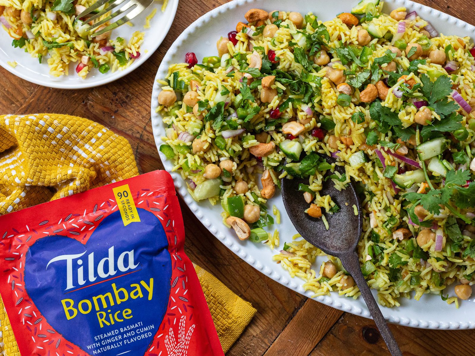 Bombay Rice Salad – Perfect Recipe For The BOGO Sale On Tilda® Ready to Heat Rice At Publix