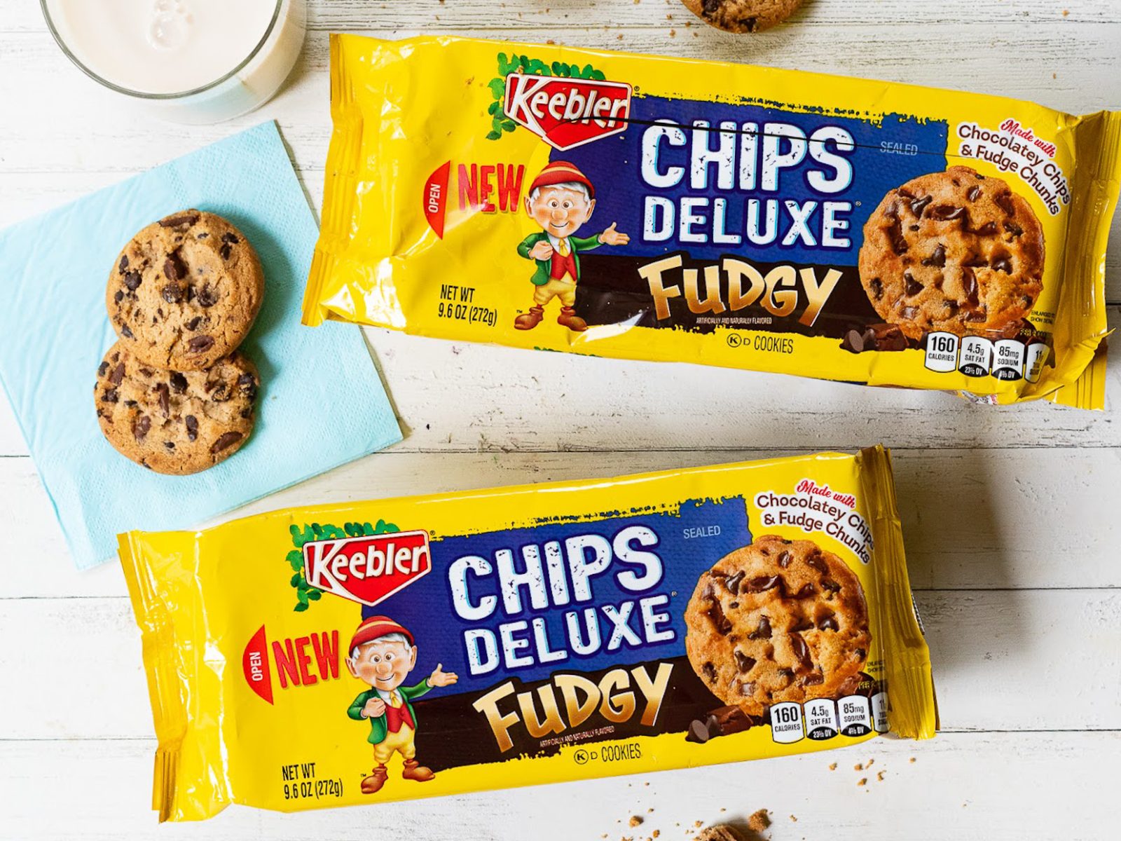 Get Fudgy! Enjoy Chocolatey Chips And Fudgy Chunks In A Yummy Cookie