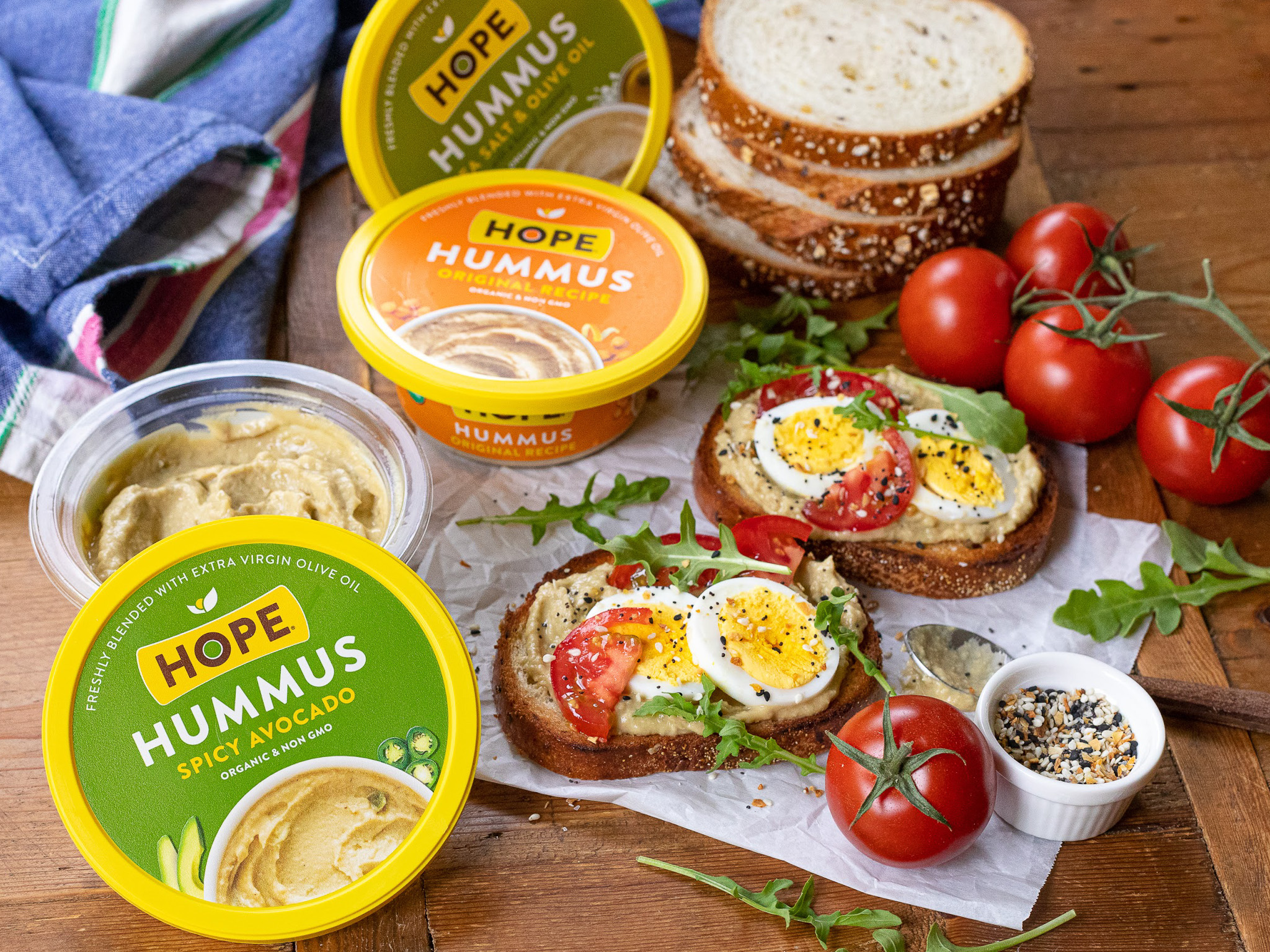 Start Your Day Off With Big Flavor With A Little Help From HOPE Hummus