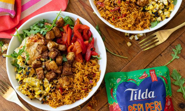 Make A Delicious Peri Peri Rice Bowl With Crispy Tofu – Quick & Easy Thanks To Tilda® Ready to Heat Rice