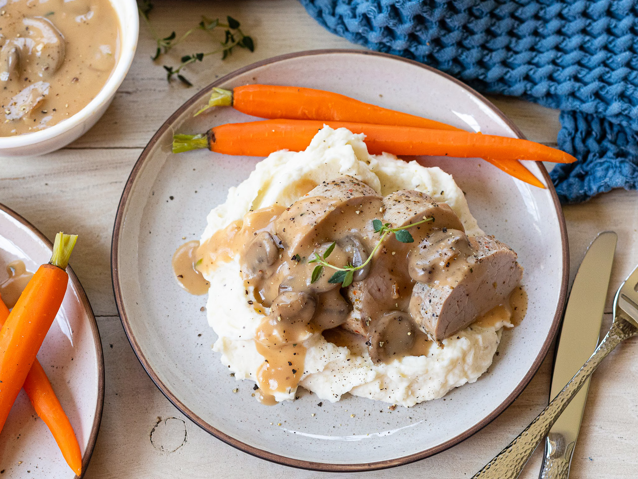 Hatfield Marinated Pork Tenderloin Is Perfect for Any Gathering – Try It With My Easy Mushroom Sauce
