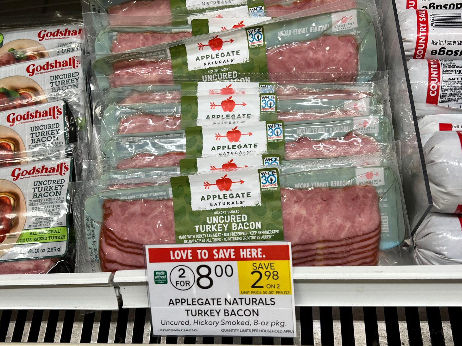 Applegate Naturals Turkey Bacon As Low As 2.50 At Publix iHeartPublix