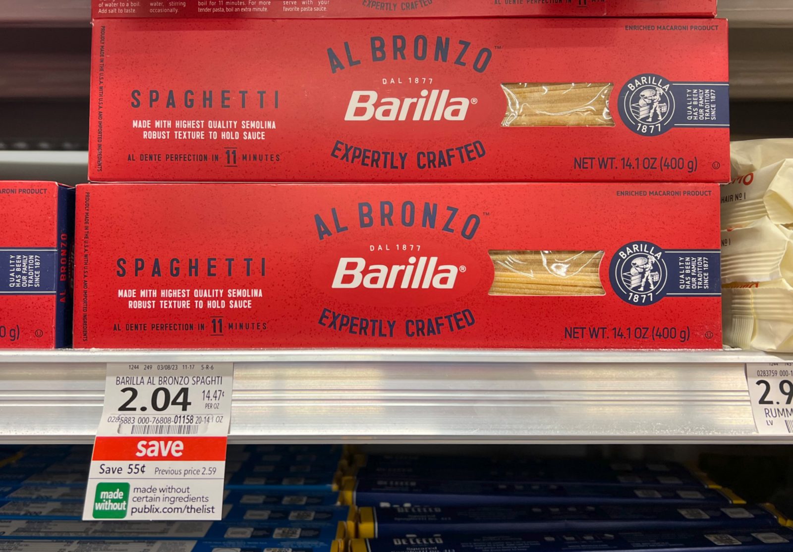 Barilla Al Bronzo Pasta Is FREE At Publix - iHeartPublix