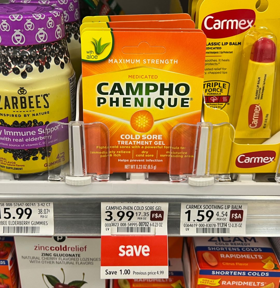 CamphoPhenique Cold Sore Treatment Just 1.99 At Publix iHeartPublix