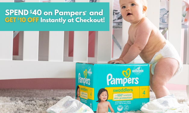 Save At Publix – Spend $40 On Pampers Products And Get $10 Off Instantly At Checkout
