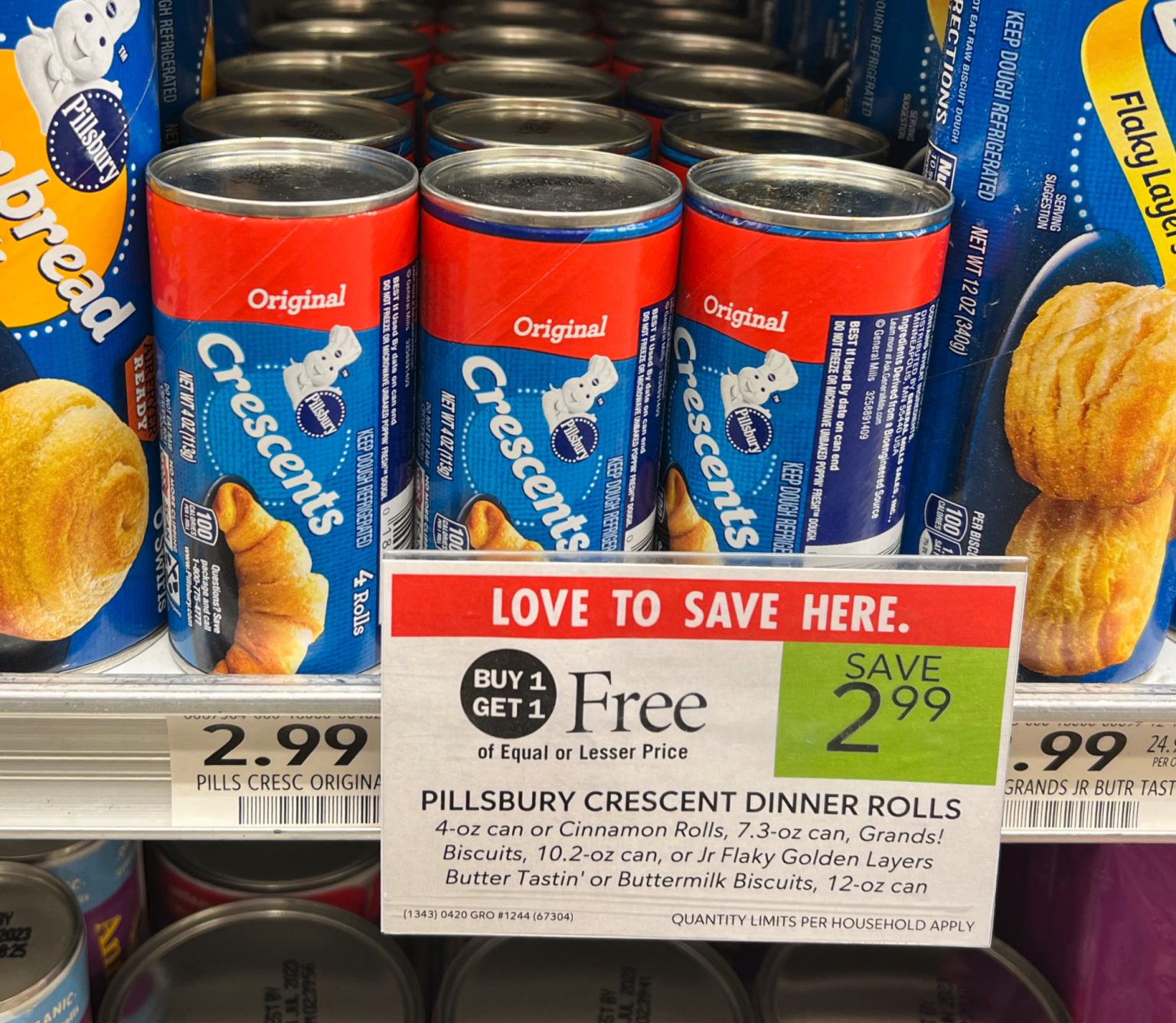 Pick Up Pillsbury Crescents, Biscuits Or Cinnamon Rolls As Low As $1.17 ...