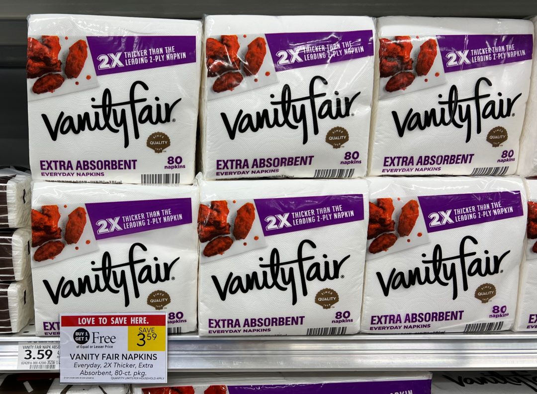 Vanity Fair Servietten Everyday – Family Pack Mit 200 Weißen Servietten