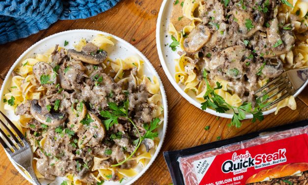 Treat Dad To Great Taste – Serve Up Delicious Beef Stroganoff Made With Gary’s QuickSteak