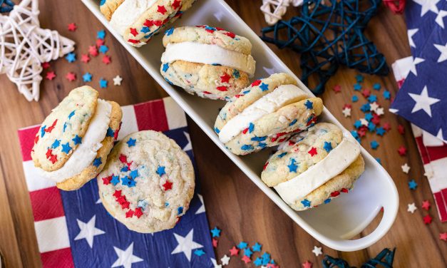 Take Advantage Of The Breyers BOGO And Serve Up Delicious Patriotic Ice Cream Sandwiches At Your Holiday Gathering