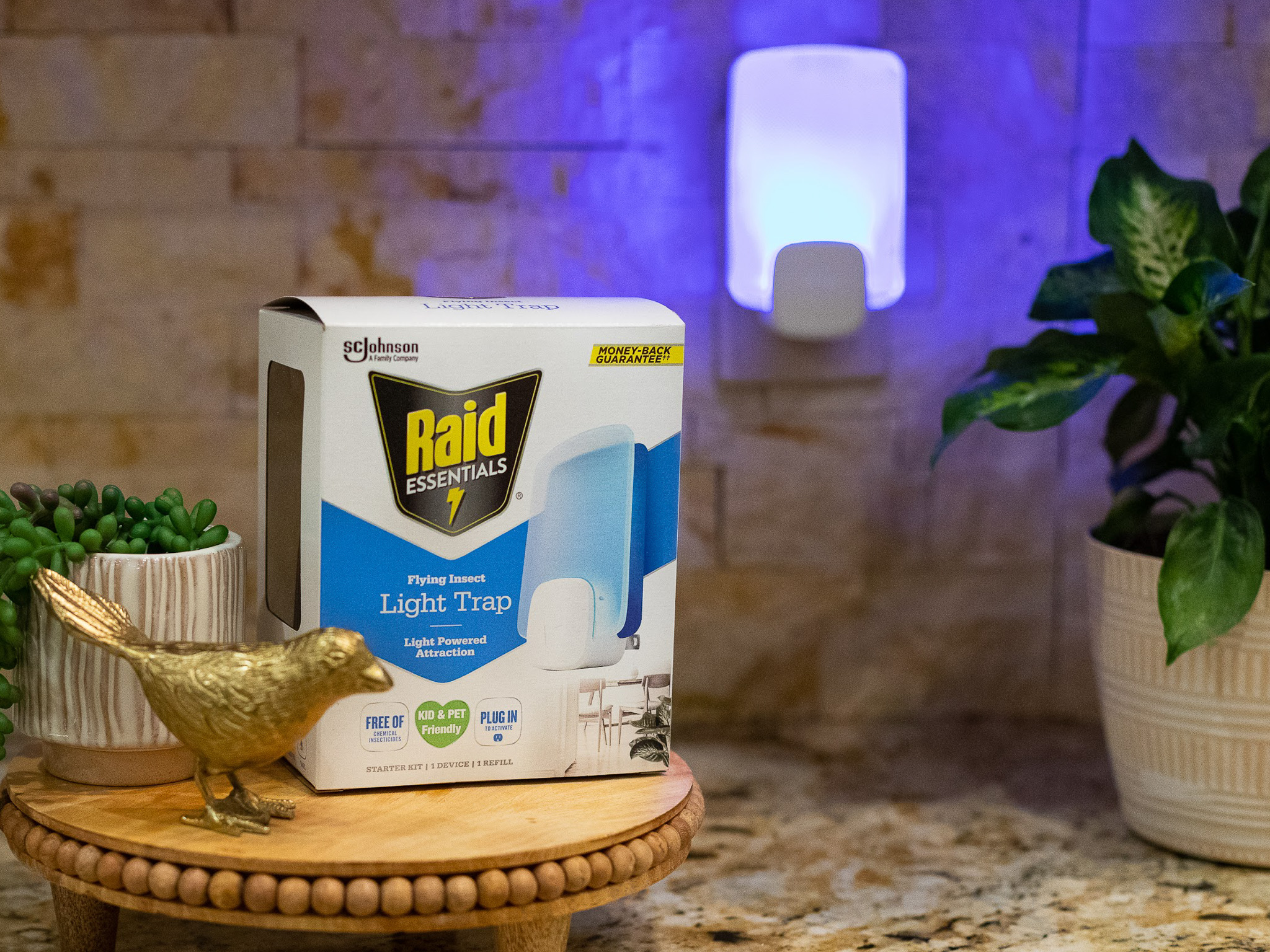 Get Insecticide-Free Protection With Raid® Essentials Light Trap
