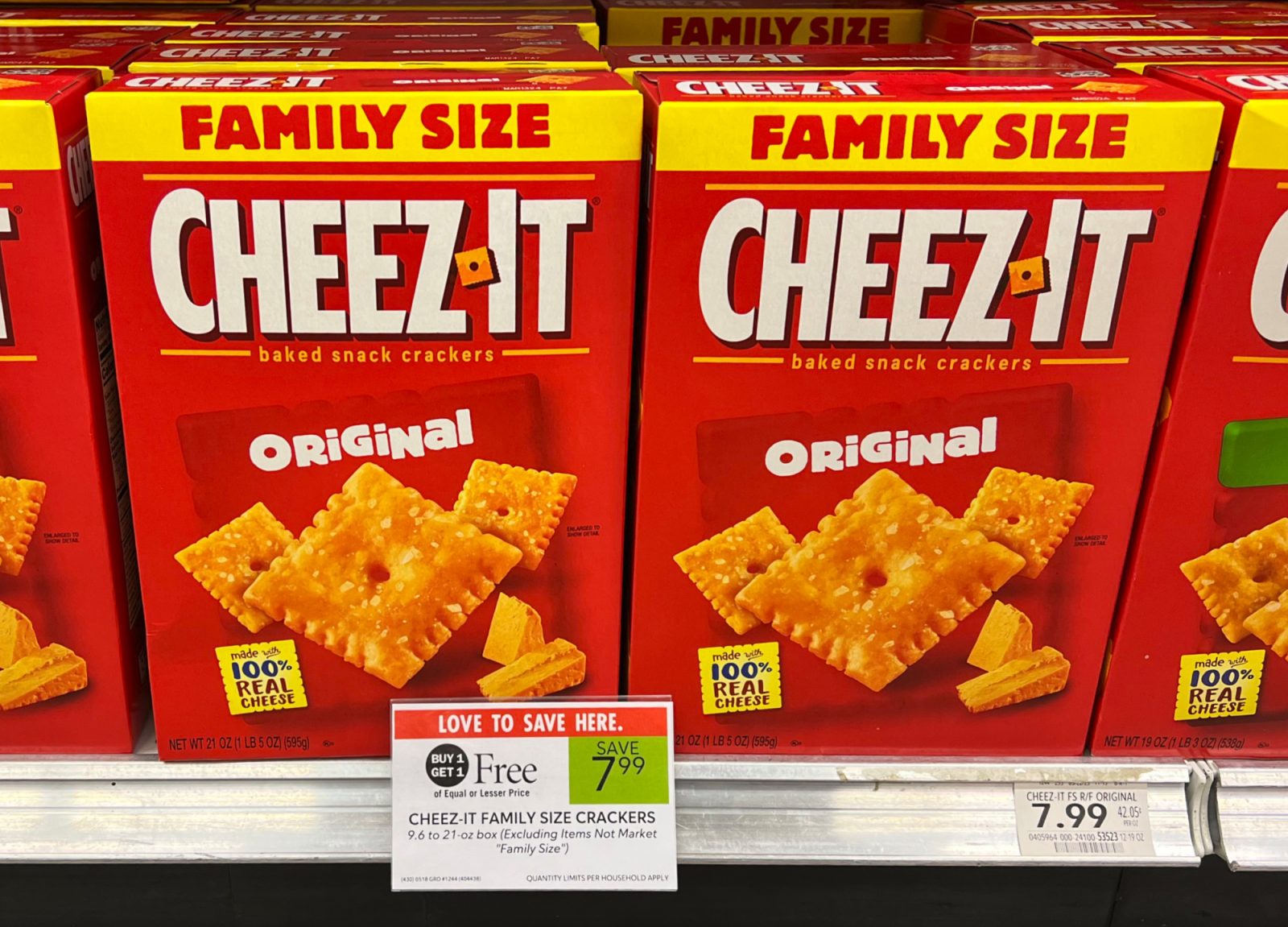 Family Size Boxes Of CheezIt Snack Crackers Just 3.50 At Publix