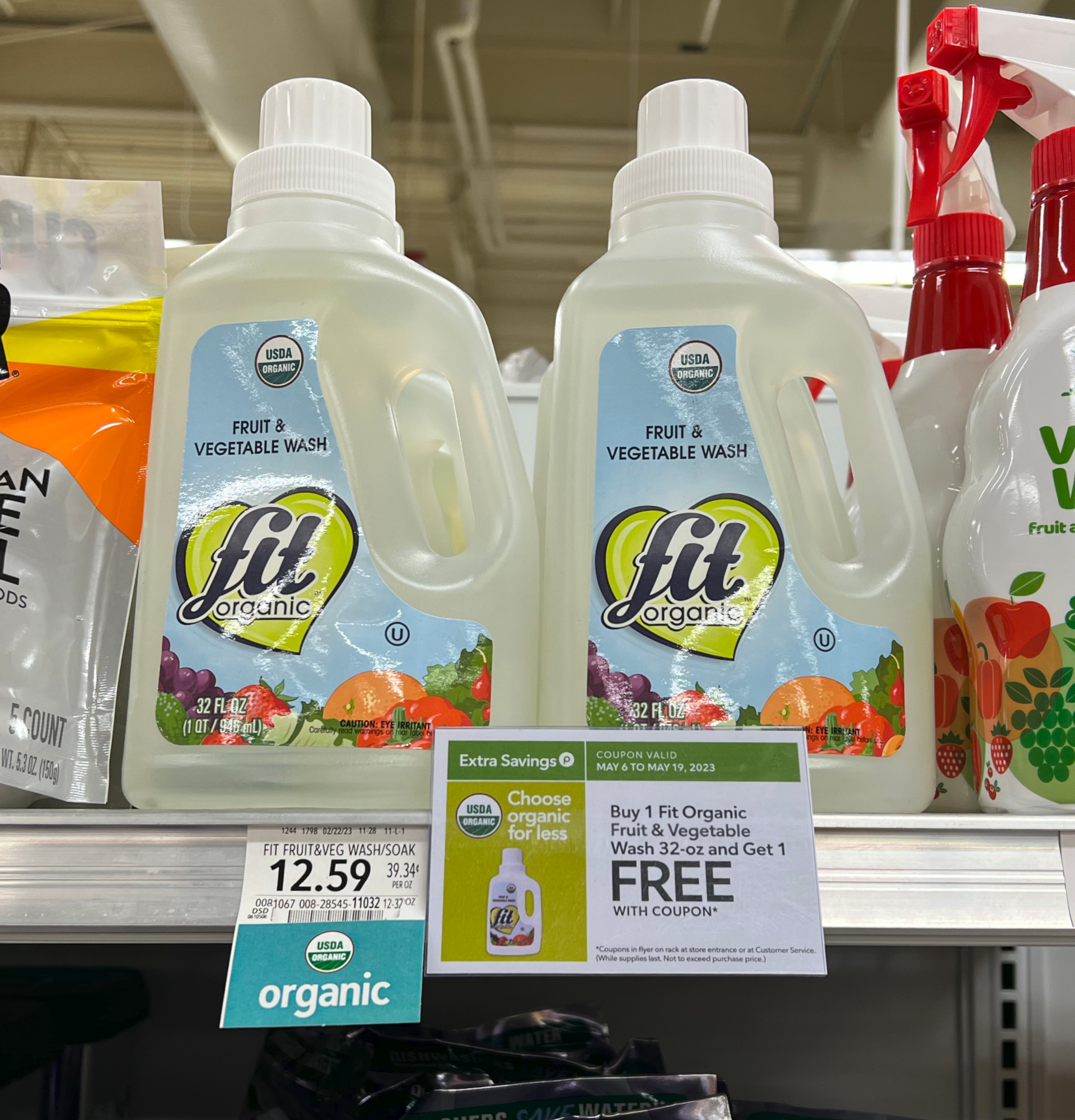 Fit Organic Fruit & Vegetable Wash Just $6.30 At Publix – Half Price! -  iHeartPublix
