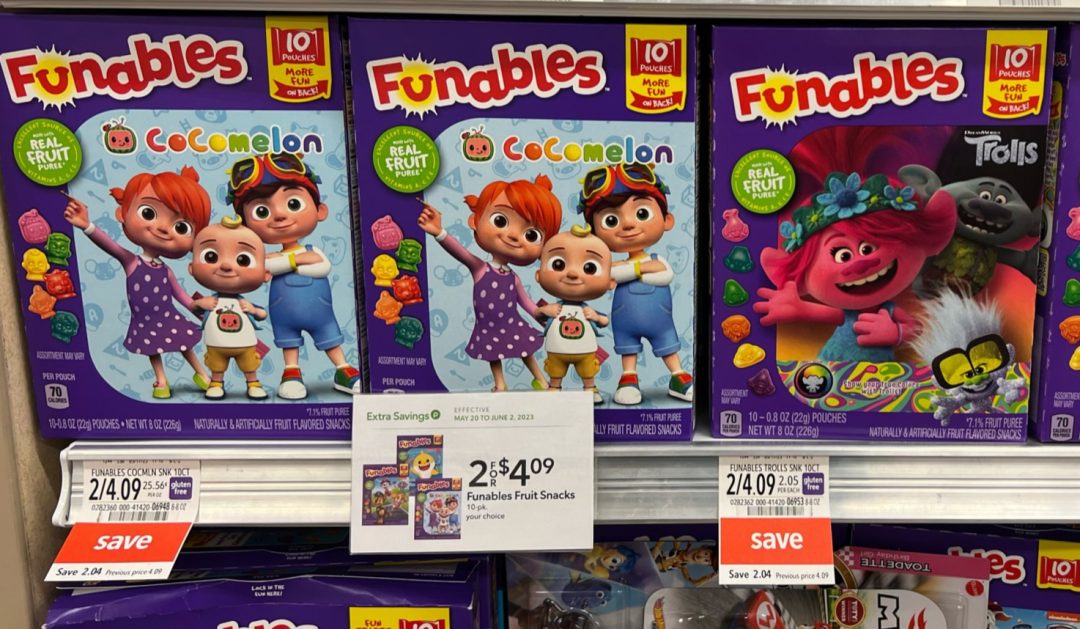 Funables Fruit Snacks Just 1.80 At Publix iHeartPublix