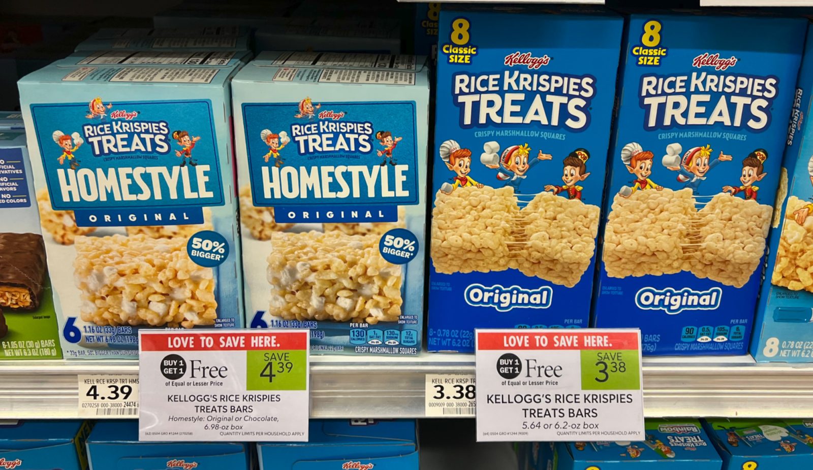 Kellogg’s Rice Krispies Treats As Low As 1.19 Per Box At Publix
