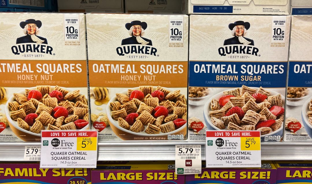 Quaker Oatmeal Squares Cereal Just 2.40 At Publix iHeartPublix