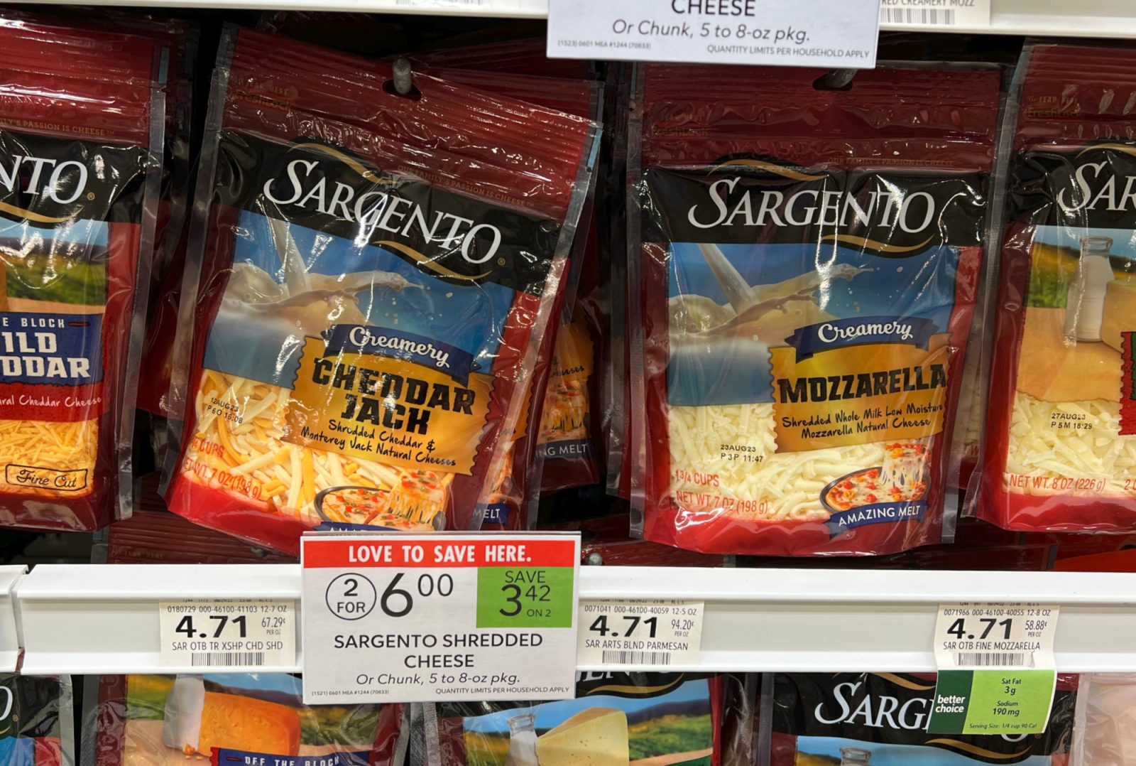Sargento Shredded Cheese As Low As $2.25 At Publix - iHeartPublix