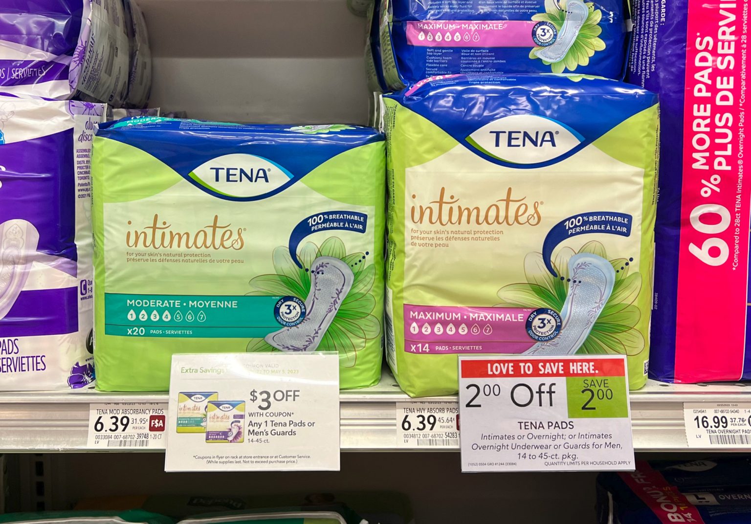 Tena Pads As Low As FREE At Publix - iHeartPublix