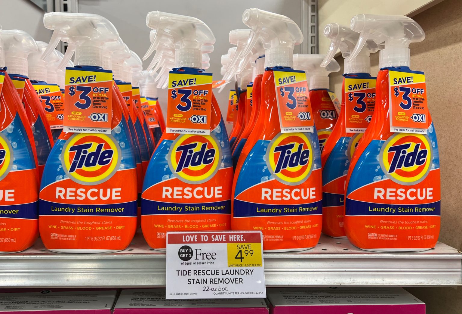 Tide Rescue Laundry Stain Remover Spray As Low As 1.25 At Publix