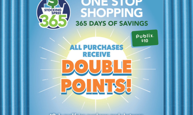 Last Chance To Score Double Points With The Stocking Spree Program