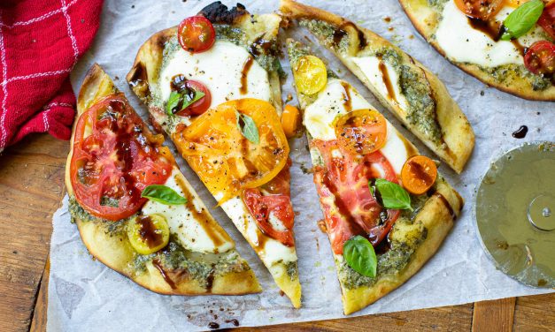 Bring Amazing Flavor To Your Table With  My Grilled Caprese Flatbread Pizza + Enter For A Chance To Win The Ultimate Italian Vacation