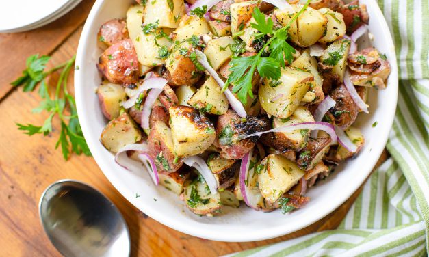 Hatfield Bacon Is BOGO At Publix – Use It For My Grilled Potato Salad With Bacon (Perfect Holiday Side)