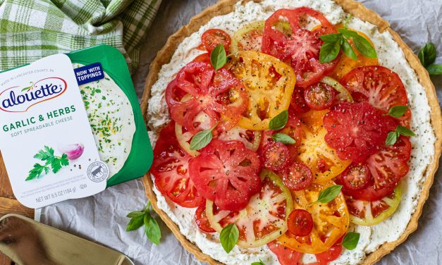 Serve Up A Taste Of Summer – Try My Summer Tomato Tart Made With Delicious alouette Spreadable Cheese