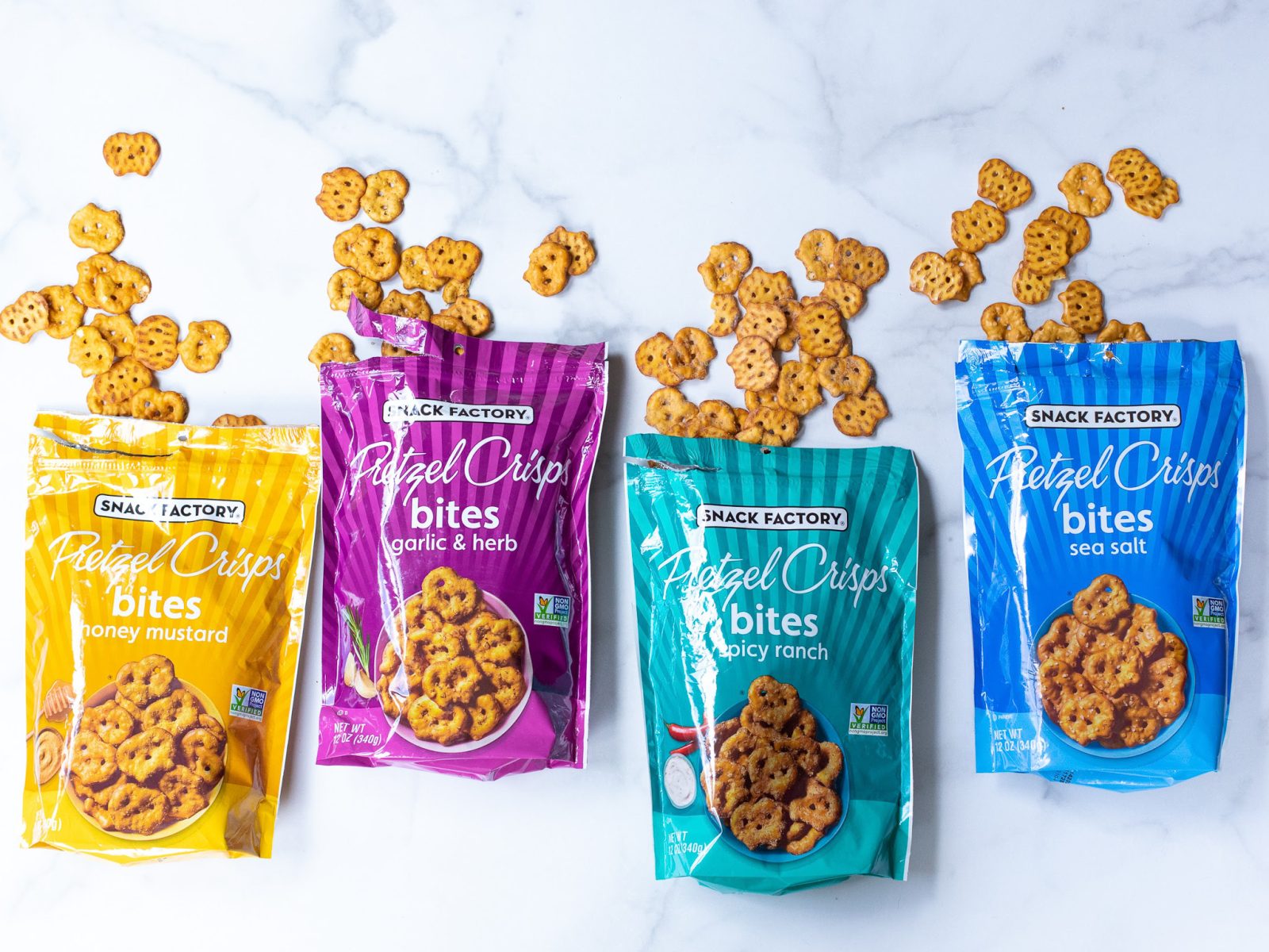 New At Publix Try Snack Factory® Pretzel Crisps Bites & Save Bite