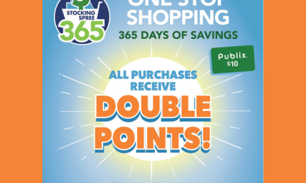 Time To Score LOTS Of Publix Gift Cards With Stocking Spree 365 – Earn Double Points For A Limited Time!
