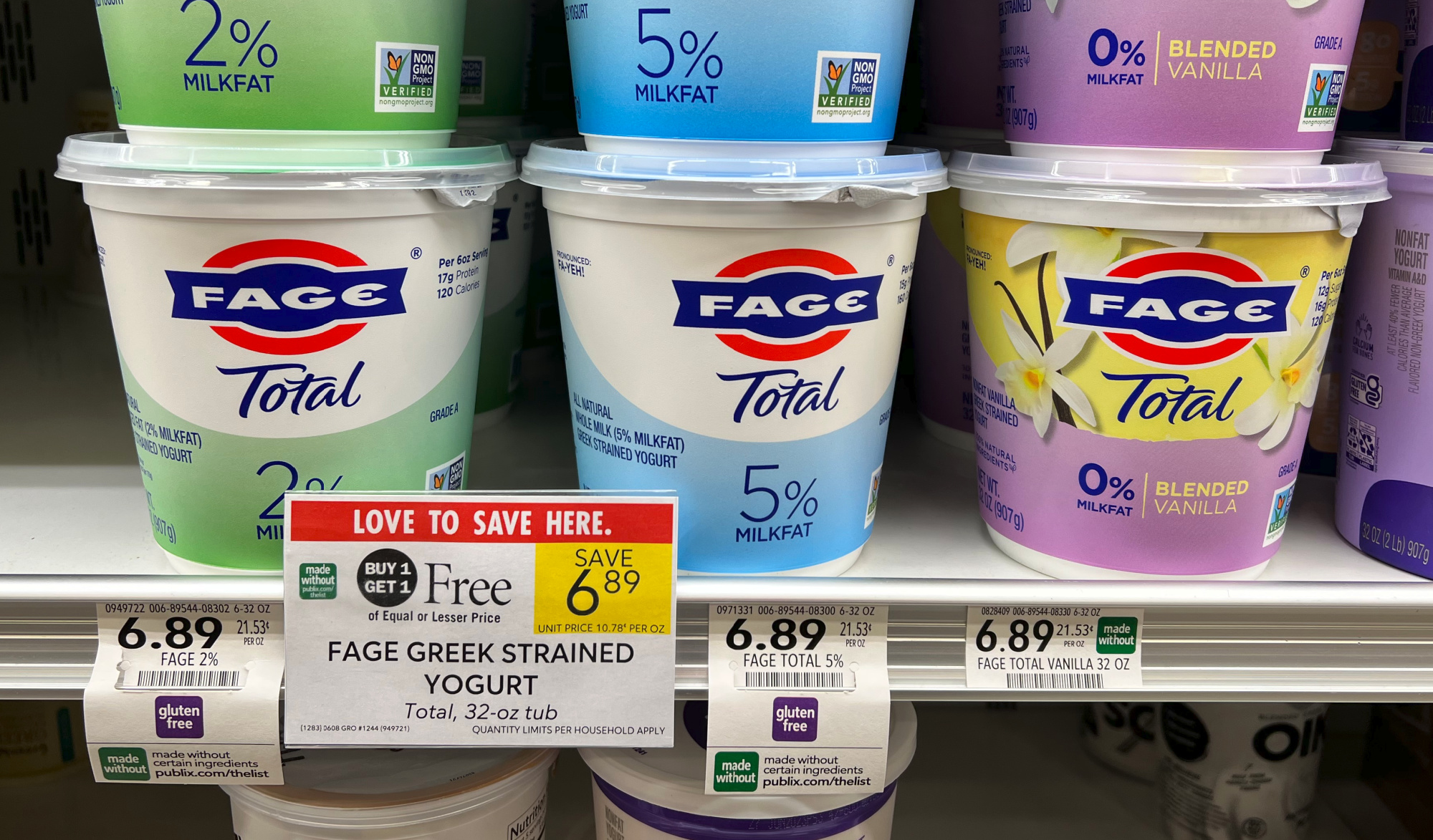 Big Tubs Of Fage Total 0 Blended Vanilla Yogurt Just 1.45 At Publix iHeartPublix