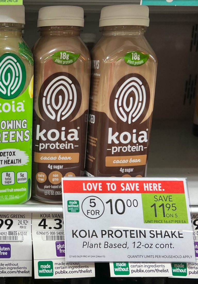 Koia Protein Shakes Just 1 At Publix (Regular Price 4.39) iHeartPublix