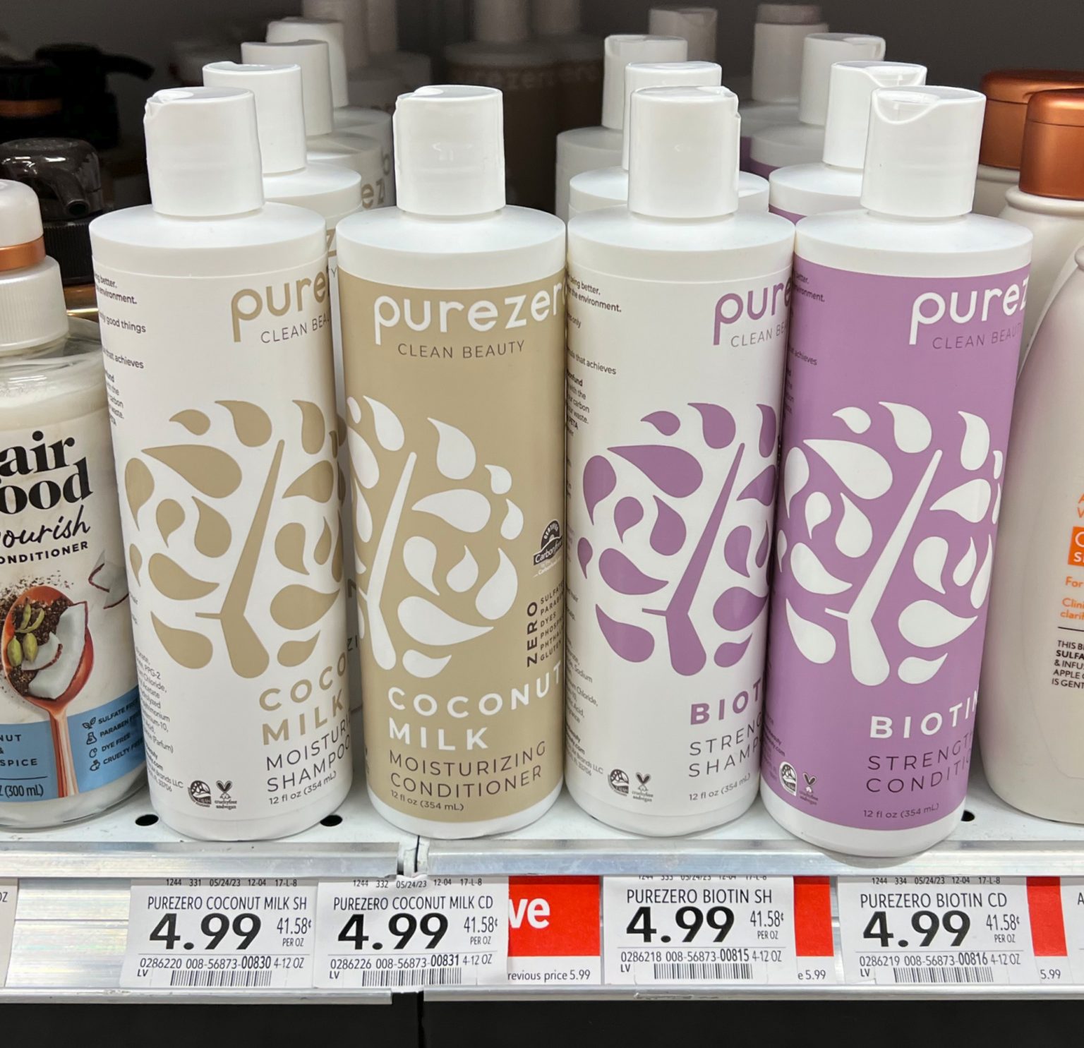 Purezero Shampoo or Conditioner Just 2.50 At Publix (Regular Price 5.