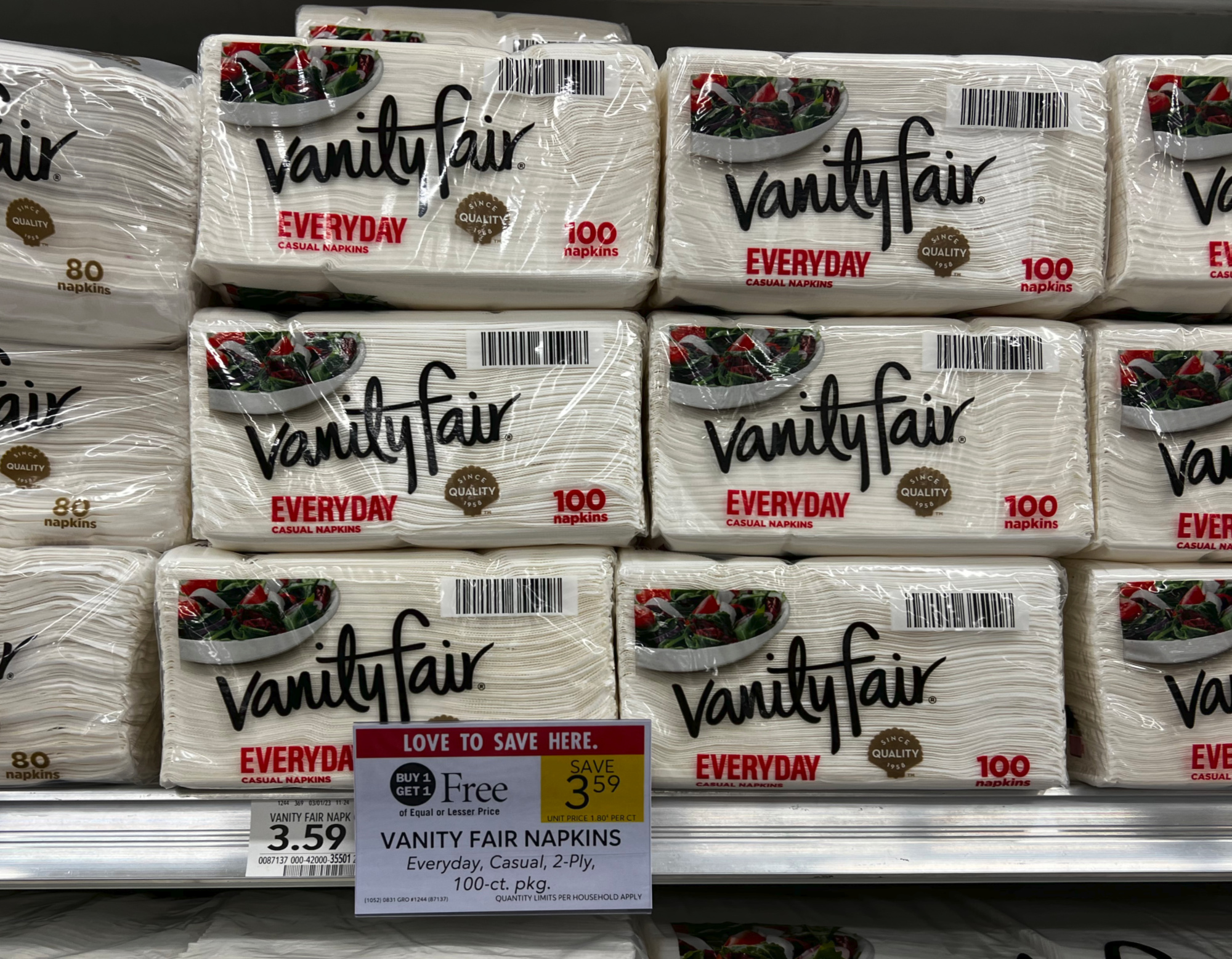 Get Vanity Fair Napkins For Just 1.05 Per Pack At Publix iHeartPublix