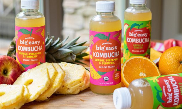 Time To Try Big Easy’s Lower Added Sugar Kombucha – Save Now At Publix