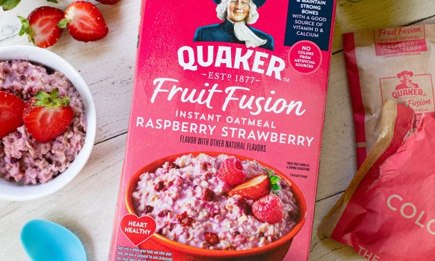Quaker Instant Oatmeal As Low As $1.96 Per Box At Publix – Plus Cheap Fruit Fusion Oatmeal