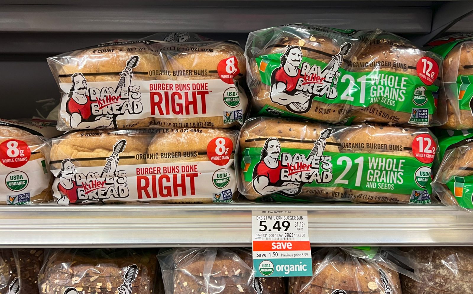 Dave’s Killer Bread Burger Buns Just 3.98 At Publix (Regular Price 6.