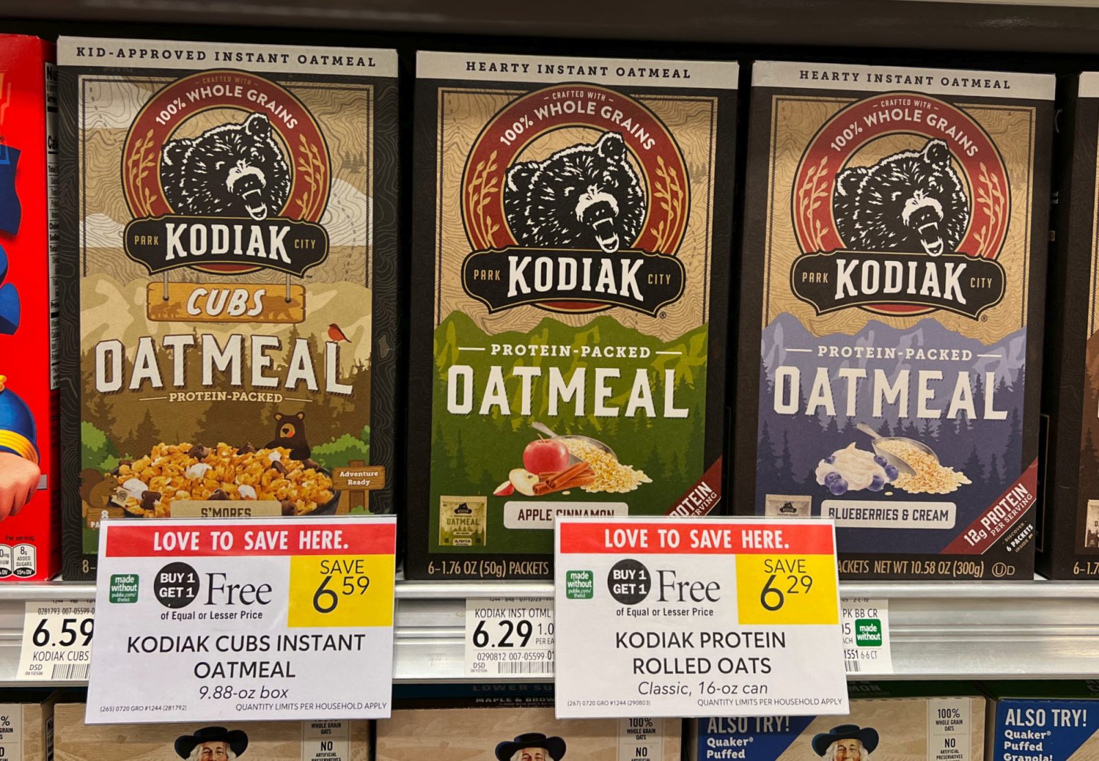 Get The Boxes Of Kodiak Cakes Instant Oatmeal For As Low As 2.05 At