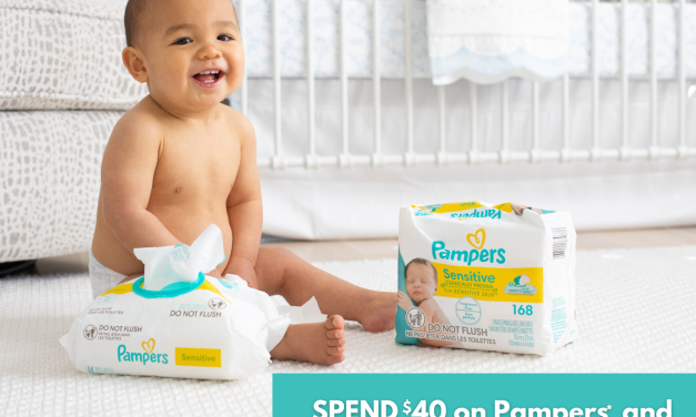 Still Time To Save – Spend $40 On Pampers* And Get $10 Off Instantly At Checkout