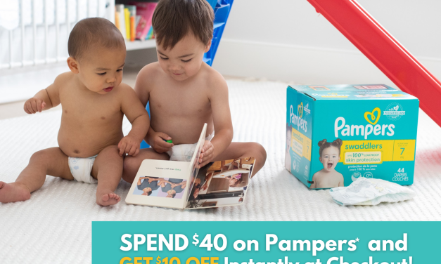 Time Is Running Out To Spend $40 On Pampers And Get $10 Off Instantly At Checkout