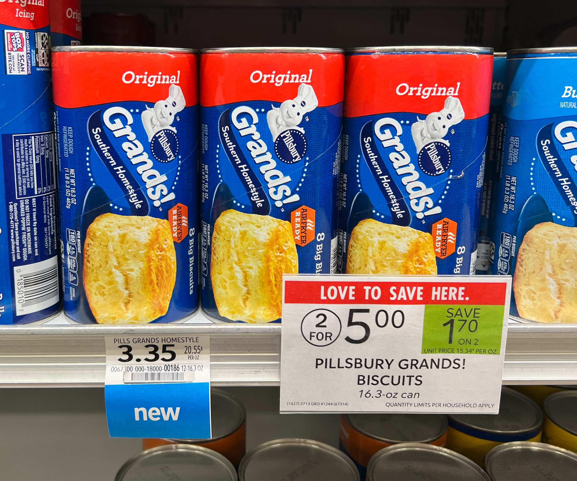 Pillsbury Grands Biscuits Just 2 Per Can At Publix iHeartPublix