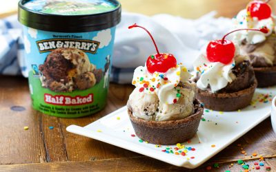 Make Super Brownie Bowls For Your Game Day Gathering & Fill Them With BOGO Ben & Jerry’s