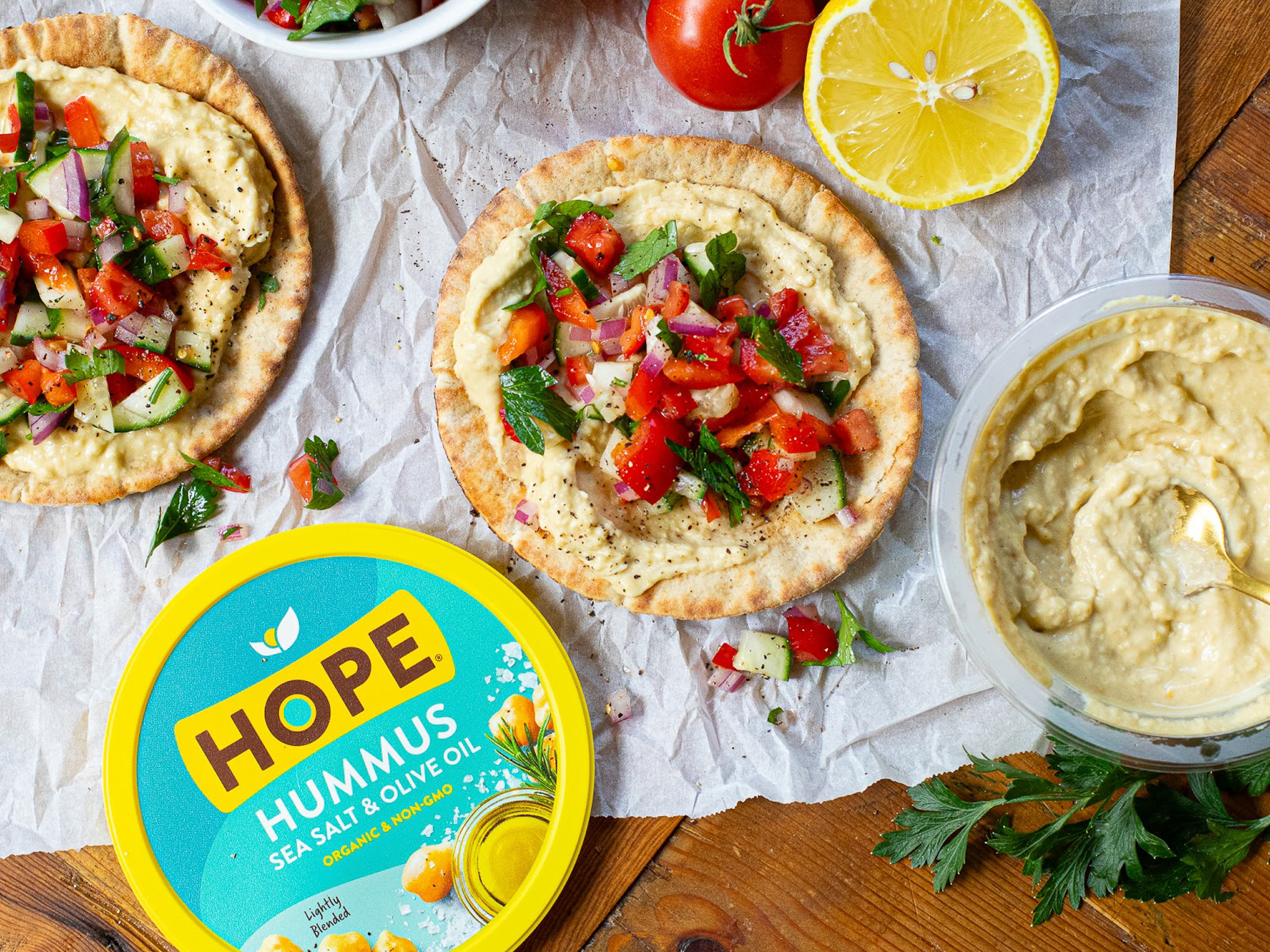 HOPE Hummus Fltbread