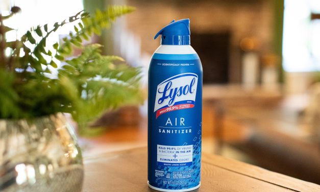 Get The New Lysol Air Sanitizer Spray For Just $1.99 At Publix (Regular Price $7.99)