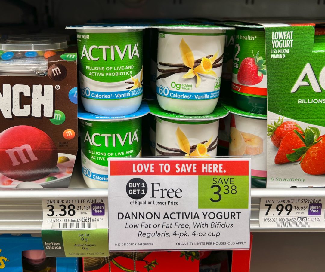 Activia Yogurt 4Packs As Low As FREE At Publix iHeartPublix