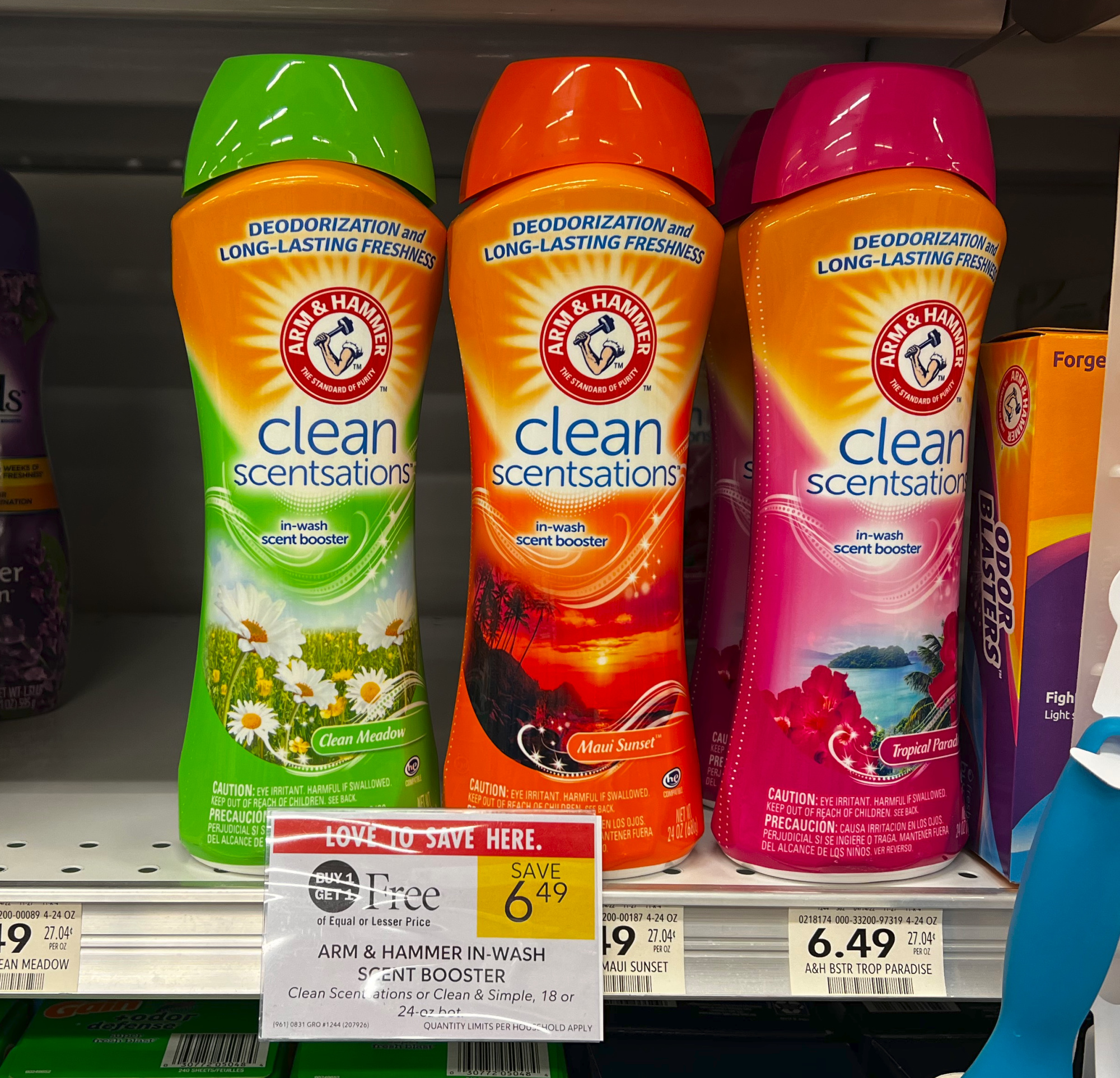 Get The Containers Of Arm & Hammer InWash Scent Booster For As Low As