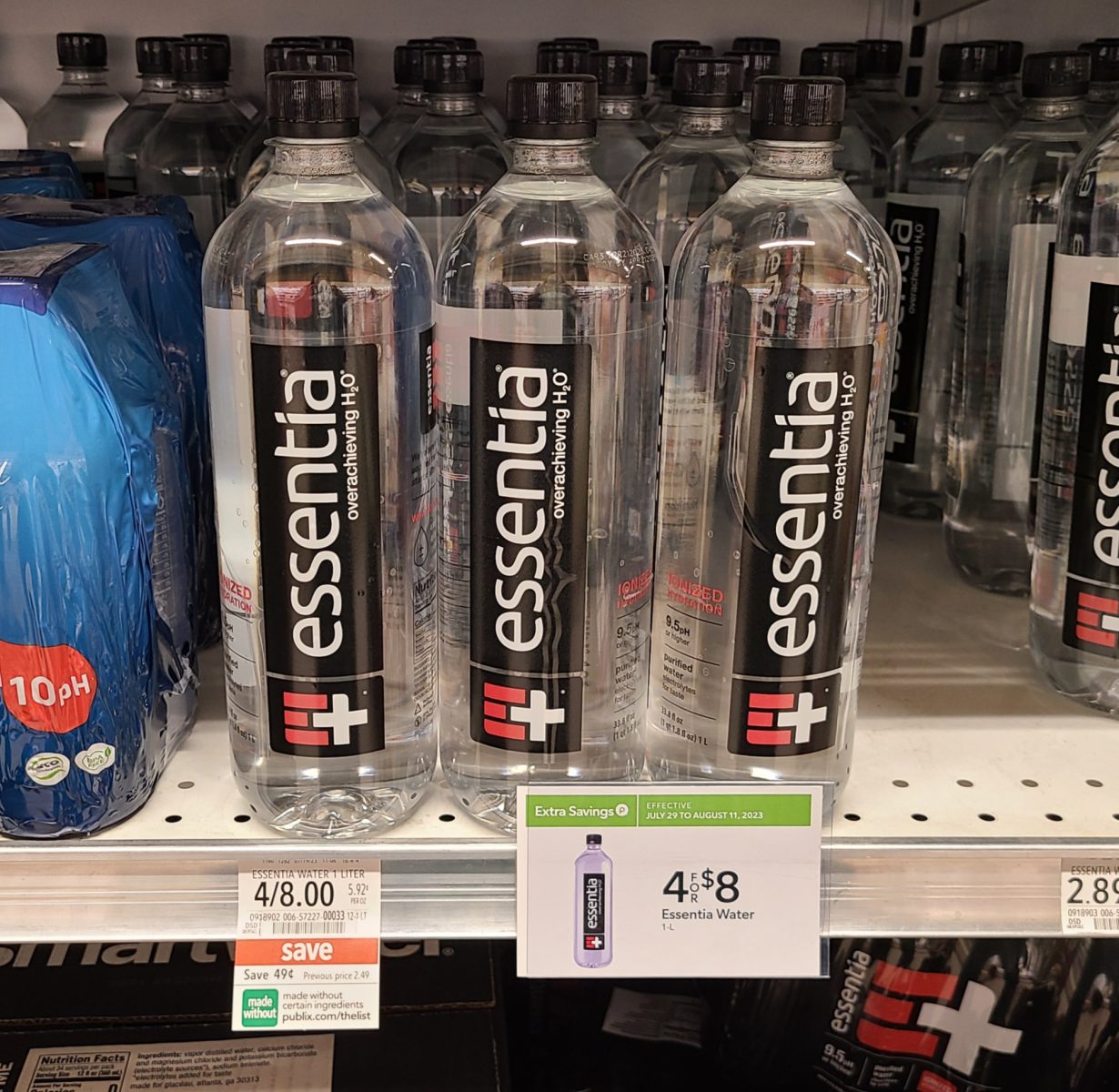 Grab Essentia Water For Just 1.25 Per Bottle At Publix (Regular Price