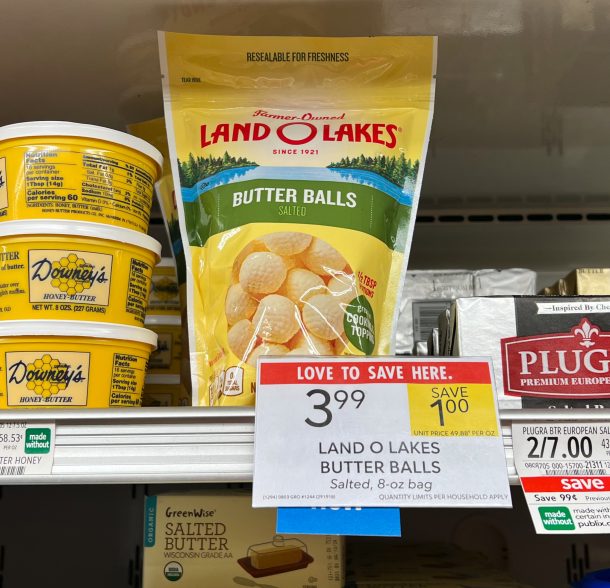 New Land O Lakes Butter Balls Digital Coupon For Publix Sale - iHeartPublix