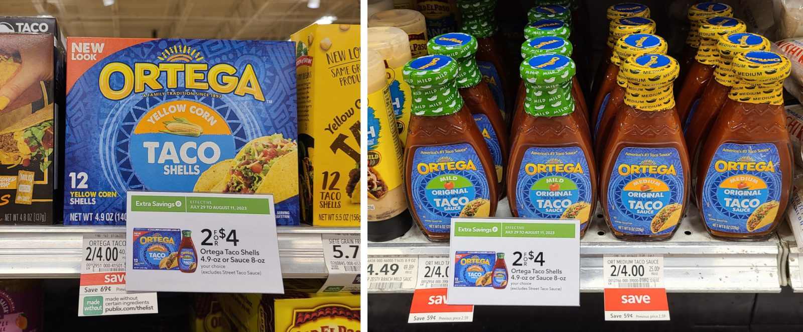 Ortega Taco Shells or Sauce Only 1.50 At Publix Stock Up For Taco