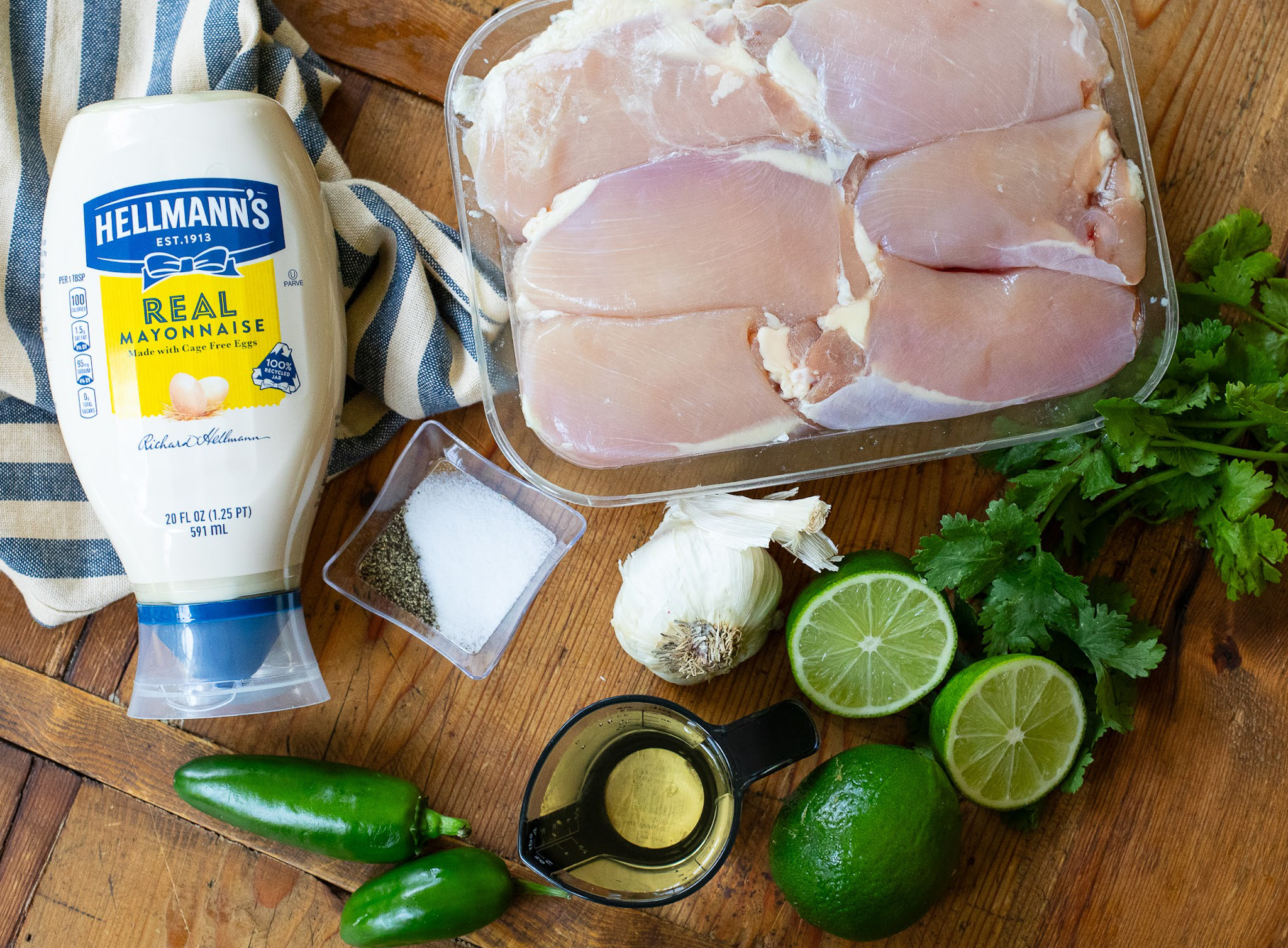 Juicy & Moist Tequila Lime Grilled Chicken Made With Hellmann’s