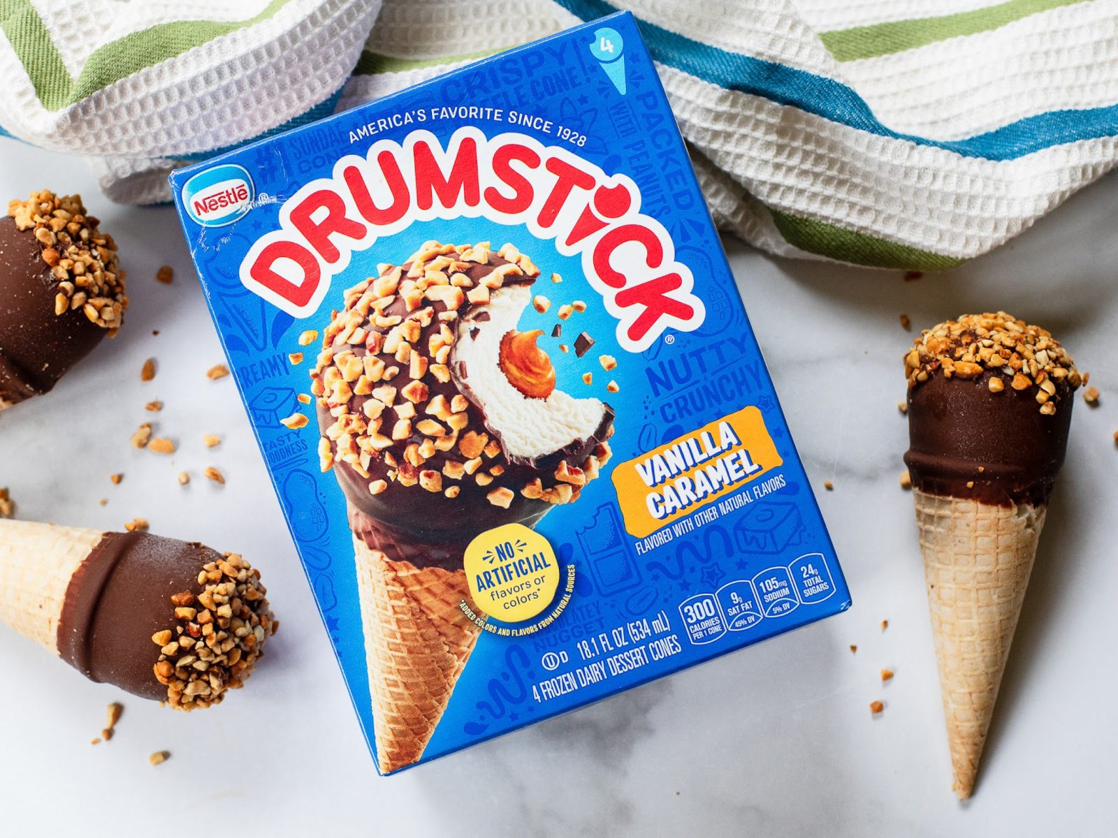 Pick Up Nestle Drumstick Cones 4-Count Boxes For Just $1.75 At Publix
