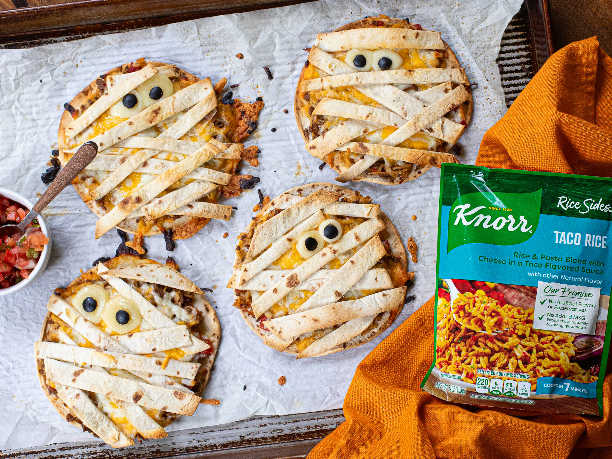 Taco Quesadilla Mummies Made With Knorr Sides – Save NOW At Publix